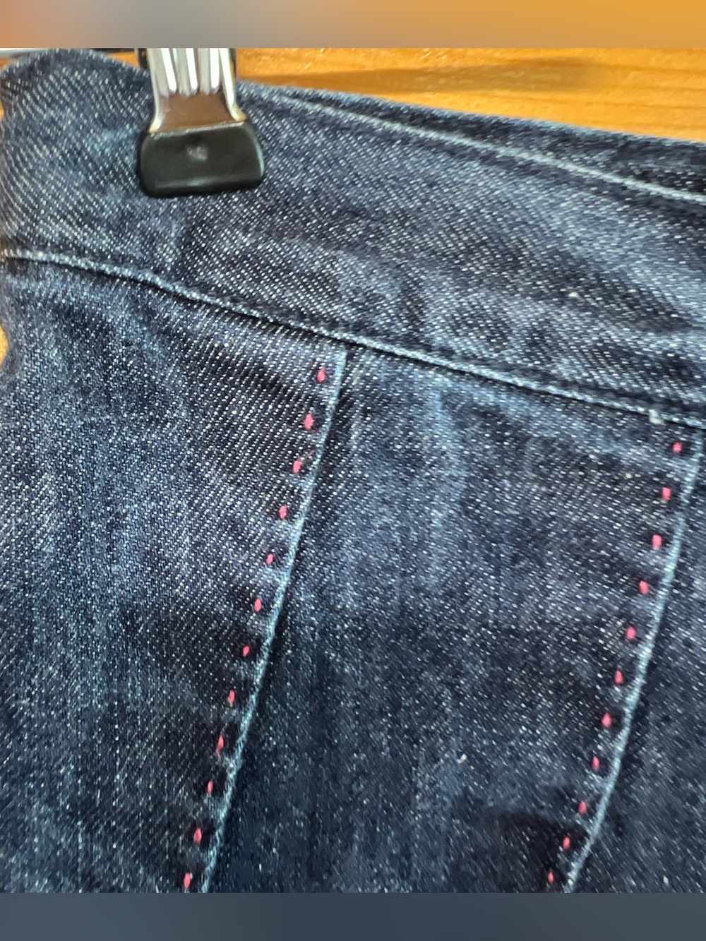 VTG Gymboree Denim Adjustable Waist Skort Skirt 10 - Picture 2 of 6